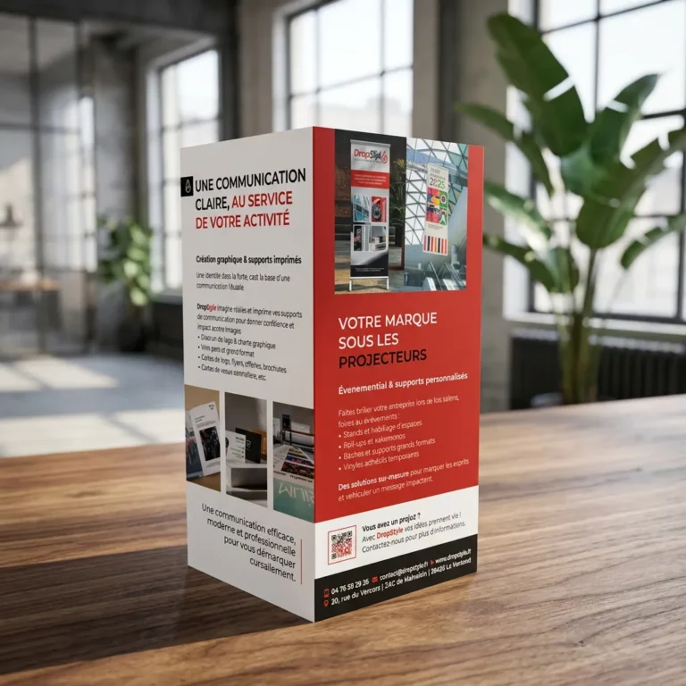 Dépliant 3 volets DropStyle