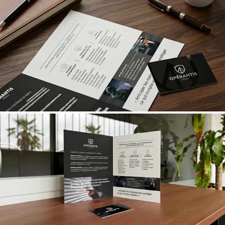 Plaquette & Carte de visite Operantis
